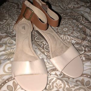 Sandals (with small wedge heel)